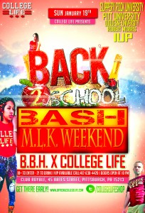 BBH x College Life MLK Bash Flyer 2