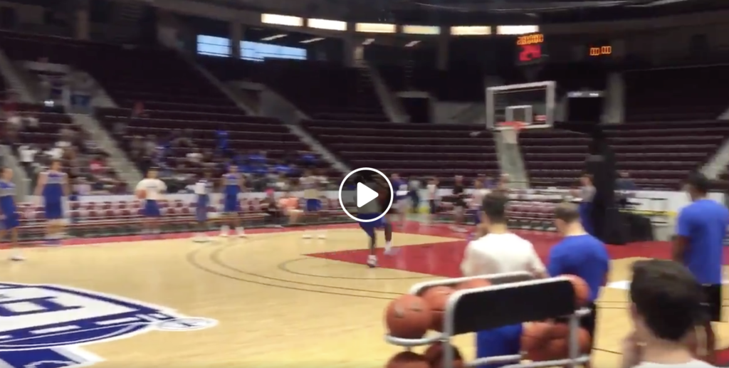 Duke Freshman Zion Williamson Dunks From Free Throw Line Video Official College Life